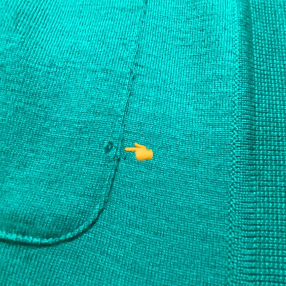 PORTS INTERNATIONAL Vintage 100% Pure Virgin Wool Long Line Open Front Cardi L - Picture 9 of 10